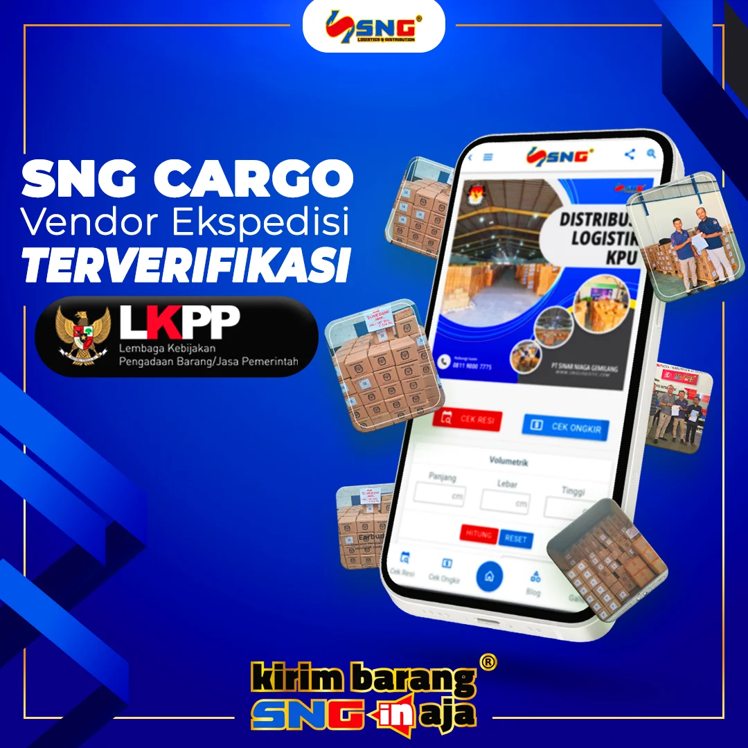 SNG Logistic Vendor Terverifikasi di LKPP